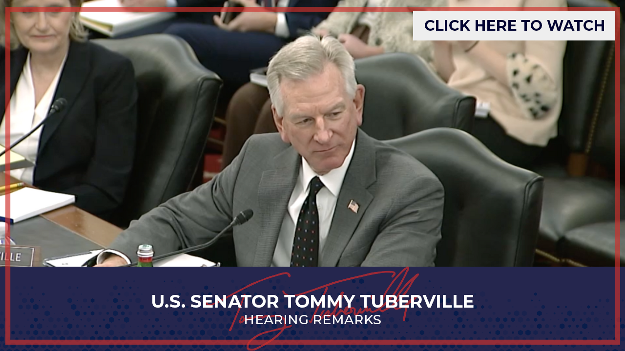 Tuberville Advocates for Increased Access to Broadband, Capital, for Rural  Communities » Coach Tommy Tuberville